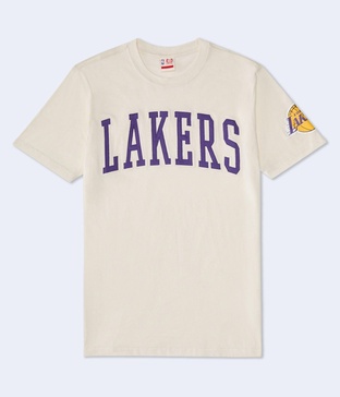 los angeles lakers relaxed graphic tee