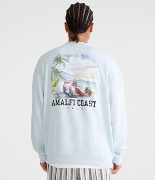 amalfi coast crew sweatshirt