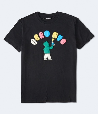 nyc spray paint graphic tee