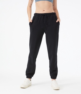 women's slouchy high-rise cinched sweatpants
