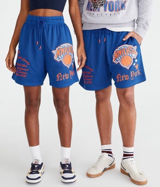 new york knicks mesh shorts 6"