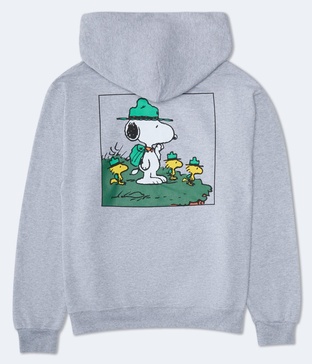 camp snoopy beagle scouts pullover hoodie