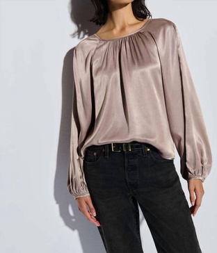 eveline top in mushroom