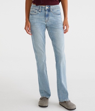 mid-rise bootcut jean
