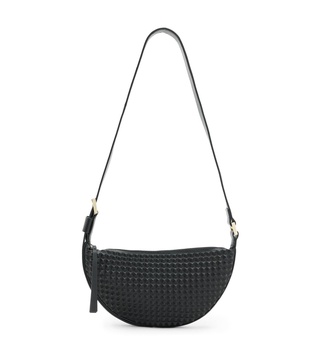 Half Moon Studded Crossbody Bag