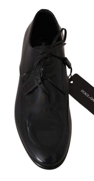 dolce & gabbana elegant   leather derby dress men's shoes