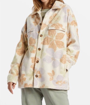 happy camper shacket in summer rain