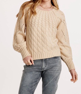 paulette sweater in oyster