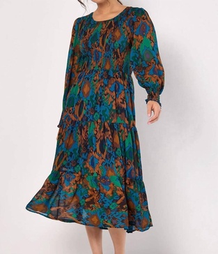 esperanza dress in teal