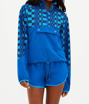 atticus pullover in imperial blue check