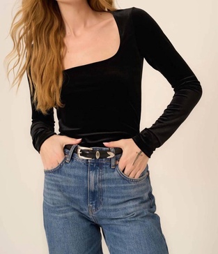 dream come true velvet top in black