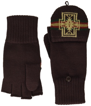 PENDLETON womens Convertible Fingerless Mittens