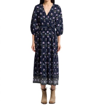 nerla dress in night blue