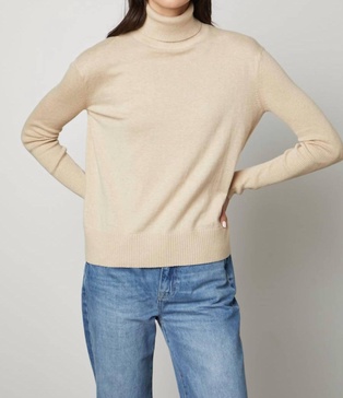 sally sweater in biscotti