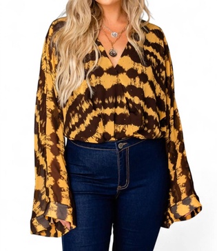 ariana kimono sleeve bodysuit in radioactive