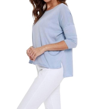 casual high low top in sky blue