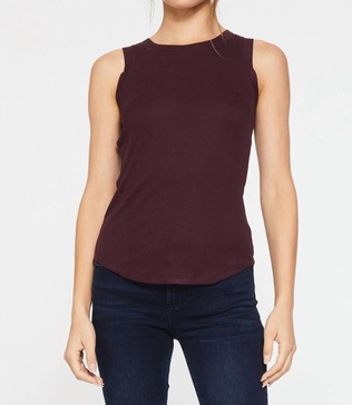 cleo top in tawny port