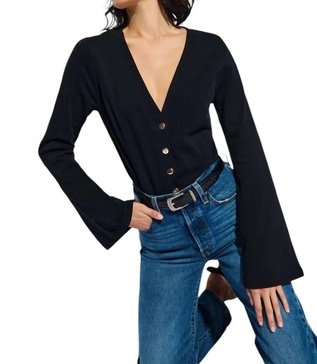 margaux top in jet black