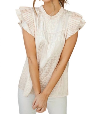 city escape top in pearl