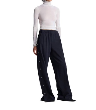 jackson snap track pant in evening blue