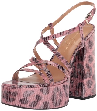 Jessica Simpson Women's Salih Block Heel Platform Sandal Wedge