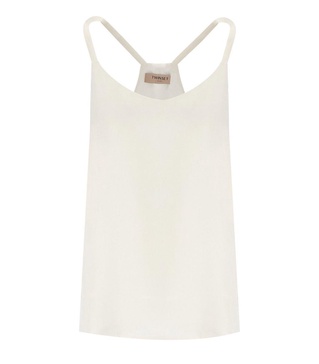 Twinset Cream Satin Top