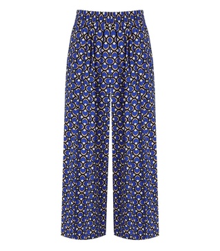 Weekend Max Mara Virgin Blue Cropped Trousers