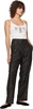 Black Glitter Murray Trousers