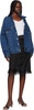 Navy The Cristaseya Edition Paneled Denim Jacket