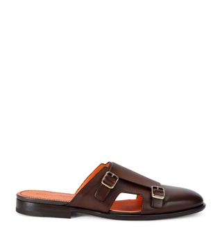 Leather Monk Slippers