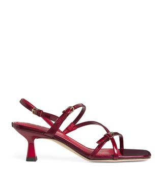 Leather Heeled Sandals 65