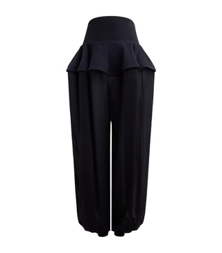 Georgette Peplum Trousers