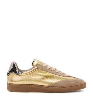 Metallic Leather Thelma Sneakers
