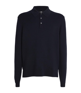 Merino Wool-Cotton Finsbury Polo Sweater