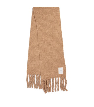 Bouclé Knit Scarf