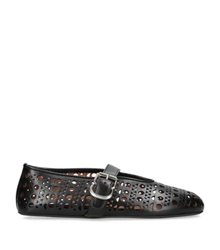 Leather Vienne Ballet Flats