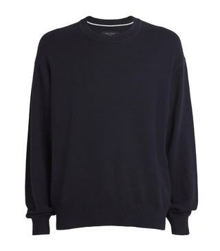 Contrast-Stitch Sweater