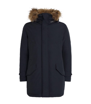 Down Fur-Trim Polar Parka Coat