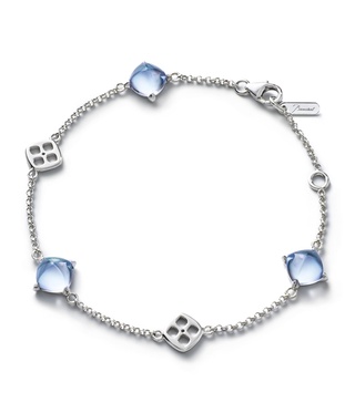 Sterling Silver Mini Médicis Aqua Bracelet