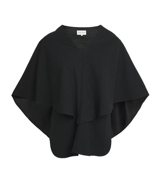 Satin Cape Arona Blouse