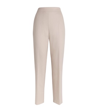 Stretch Straight Tailored Trousers