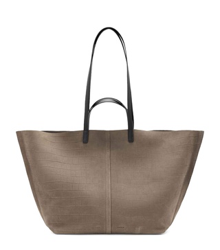 Leather Phoenix Tote Bag
