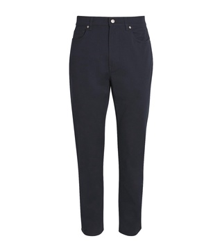Stretch-Cotton Gabardine Jeans