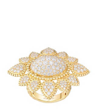 Yellow Gold and Diamond Serpent Bohème Vintage Ring