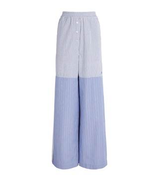 Organic Cotton Striped Trousers
