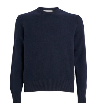 Virgin Wool Washed Piqué Sweater