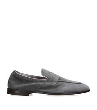 Suede Penny Loafers