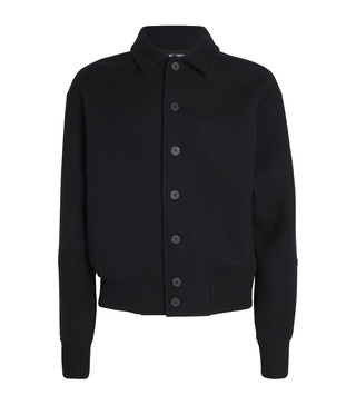 Virgin Wool Bomber Jacket