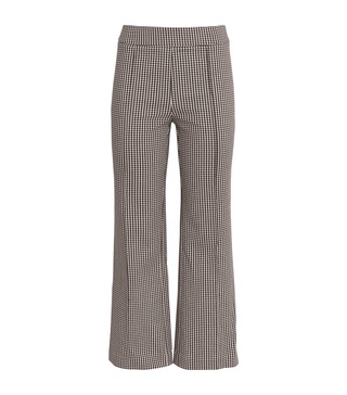 Check Print Knack Trousers