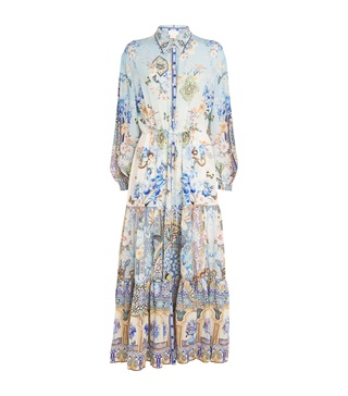 Silk Shirt Dress